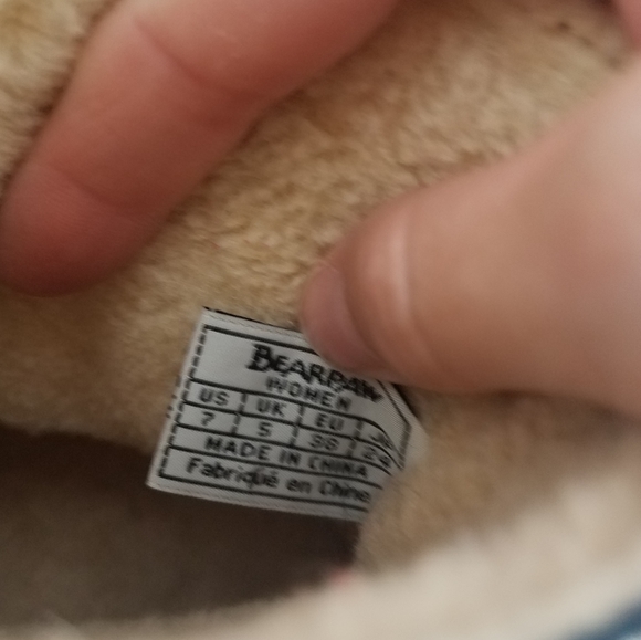 BearPaw Krista Winter Boot Blue Suede 7 NWOB - Picture 7 of 8